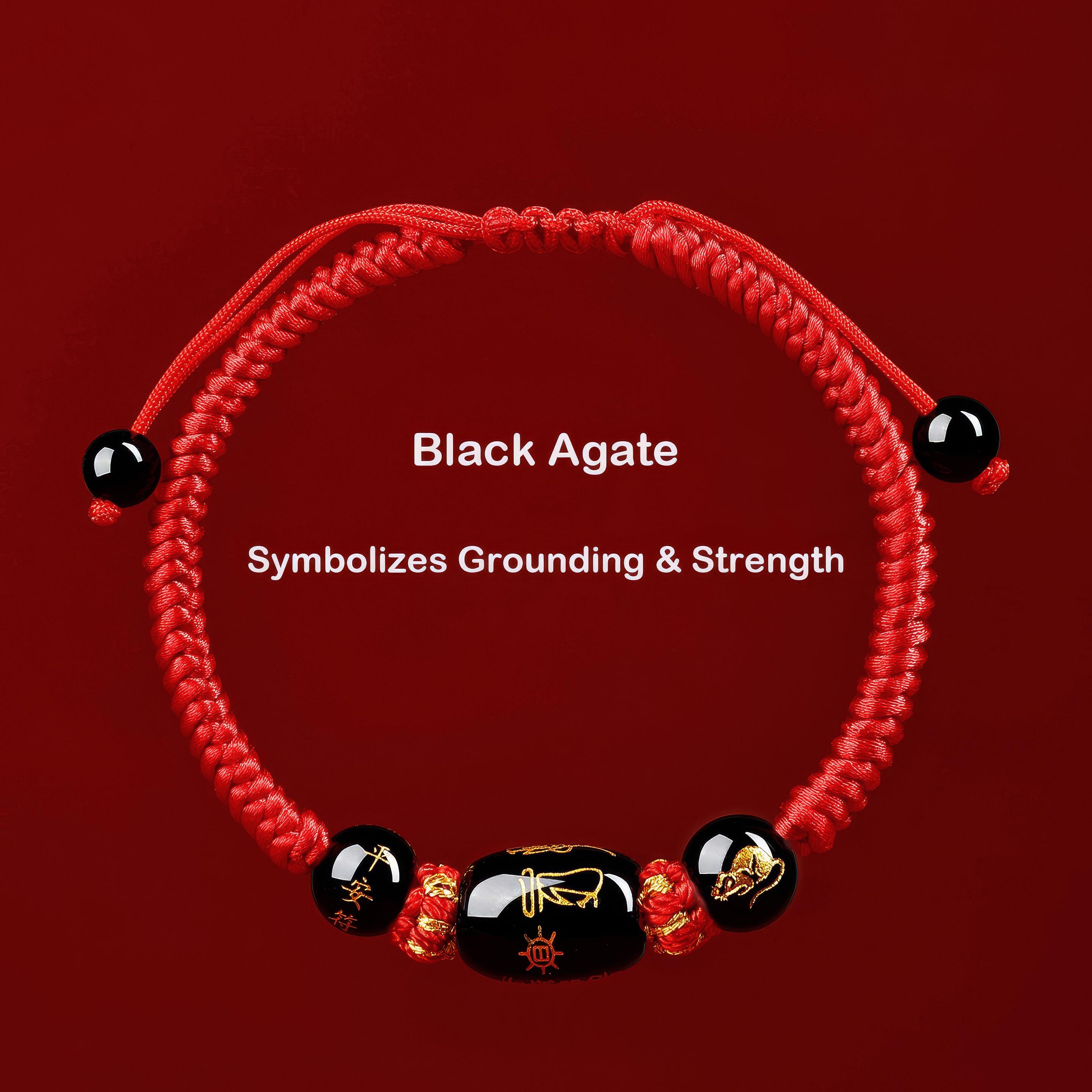 2026 Year of the Horse Protection Bracelet, Red String Agate