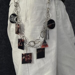 Cadena para billetera americana de gánster sangriento, cadena para jeans, cadena para pantalones góticos, cadena para billetera de motociclista, cadena para billetera hecha a mano, cadena para billetera punk