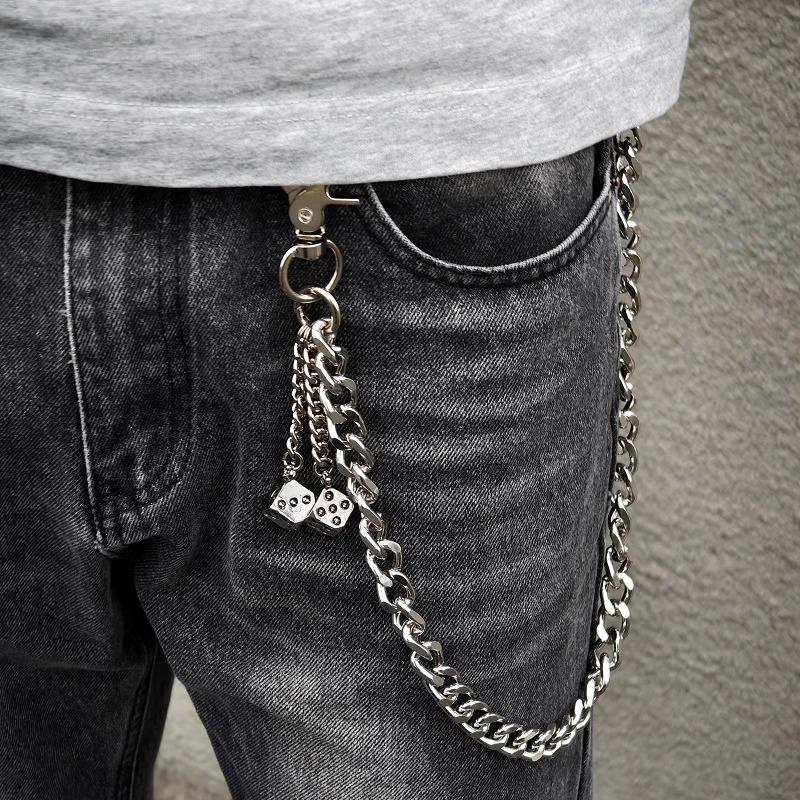 Dice Cross Wallet Chain,y2k Jeans Chain,gothic Pants Chain