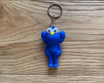 Kaws BFF Keychain Blue