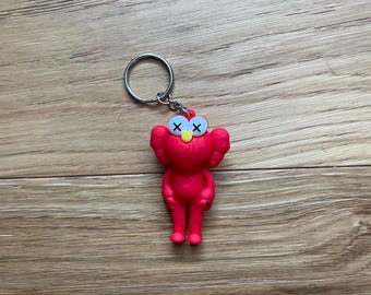 Kaws BFF Keychain Red