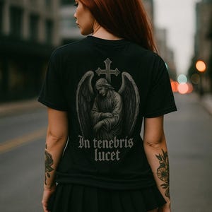 Gothic T-Shirt, Dark Tees, Alternative Clothing, Edgy Shirt, Unisex Graphic Tee for Men and Women