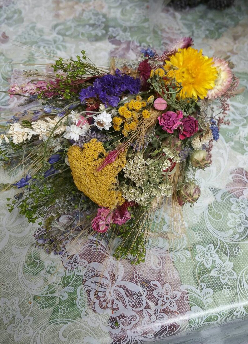 Jubilee Dried Floral Bouquet Etsy