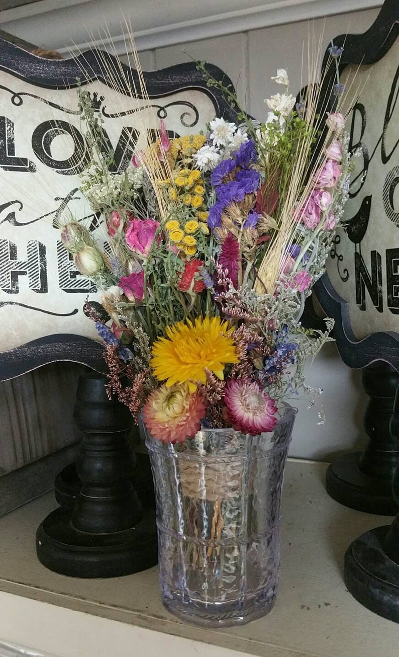Jubilee Dried Floral Bouquet Etsy