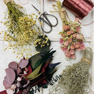 Dried Herbs or Flowers in a Bunch or Trial/Sample Size1-3 Stems of Different Botanicals image 2