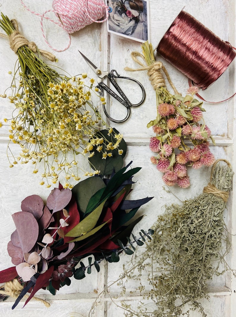 Dried Herbs or Flowers in a Bunch or Trial/Sample Size1-3 Stems of Different Botanicals image 2