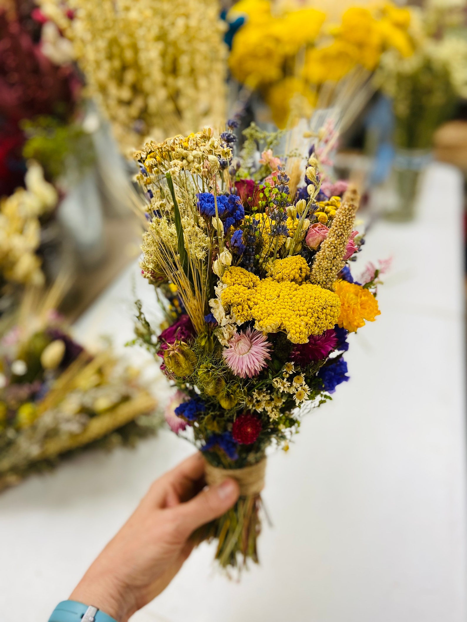 Jubilee Dried Floral Bouquet Etsy