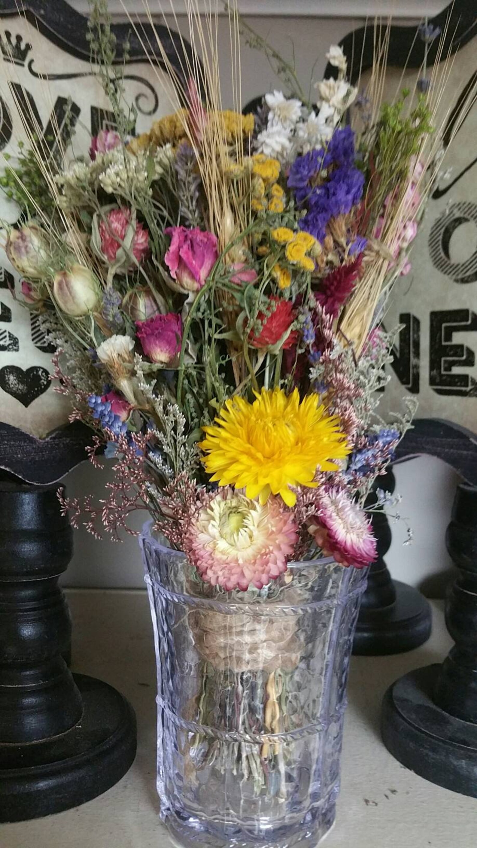 Jubilee Dried Floral Bouquet Etsy