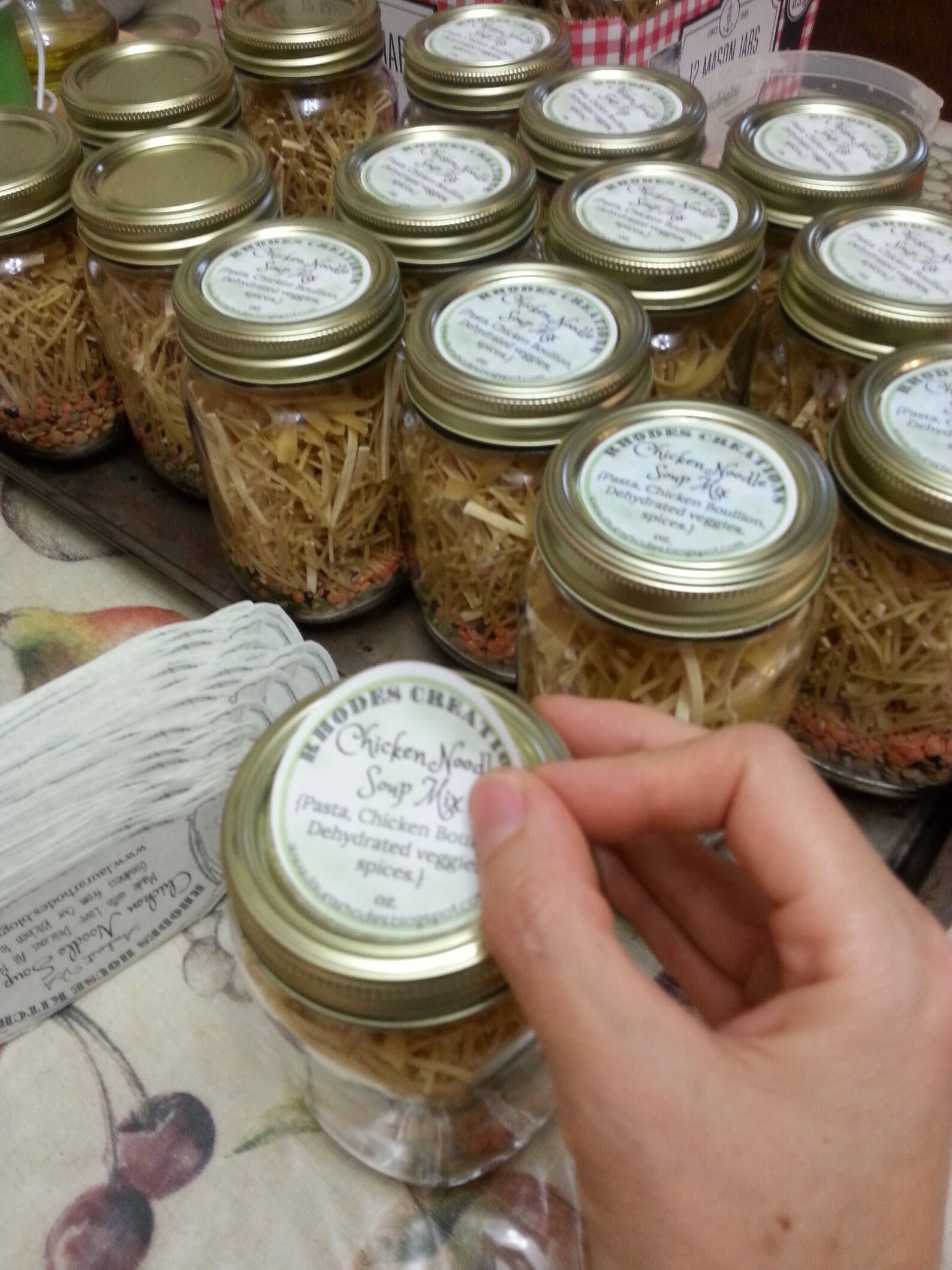 Old Fashioned Soup Mix in 16 oz JarMade to order Get Well
