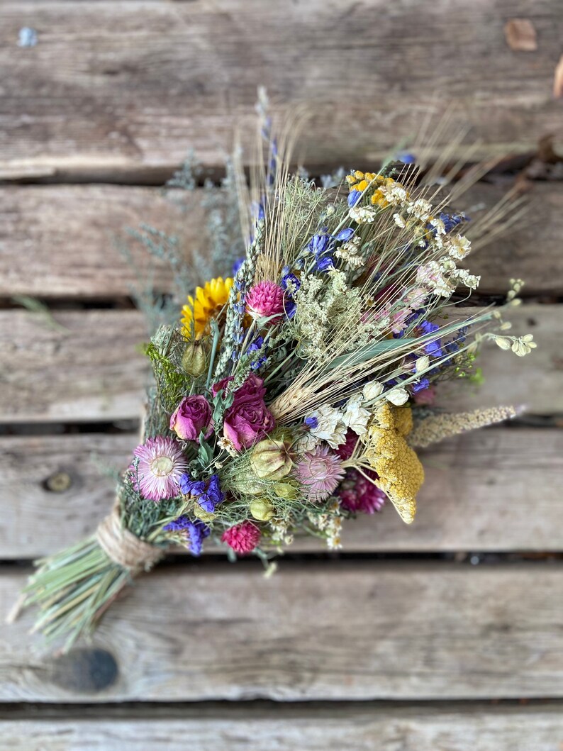 Jubilee Dried Floral Bouquet Etsy