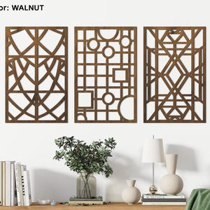 Geometric lines wood panel art, Modern wood wall art, Mid century wood wall art, Minimalist wood wall art, Abstract wood wall art