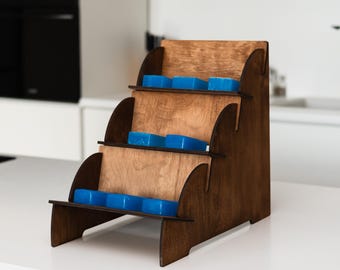 Wooden soap display rack, Soap display shelves, Wooden soap holder,Soap display for counter,Retail display stand,Custom retail display stand