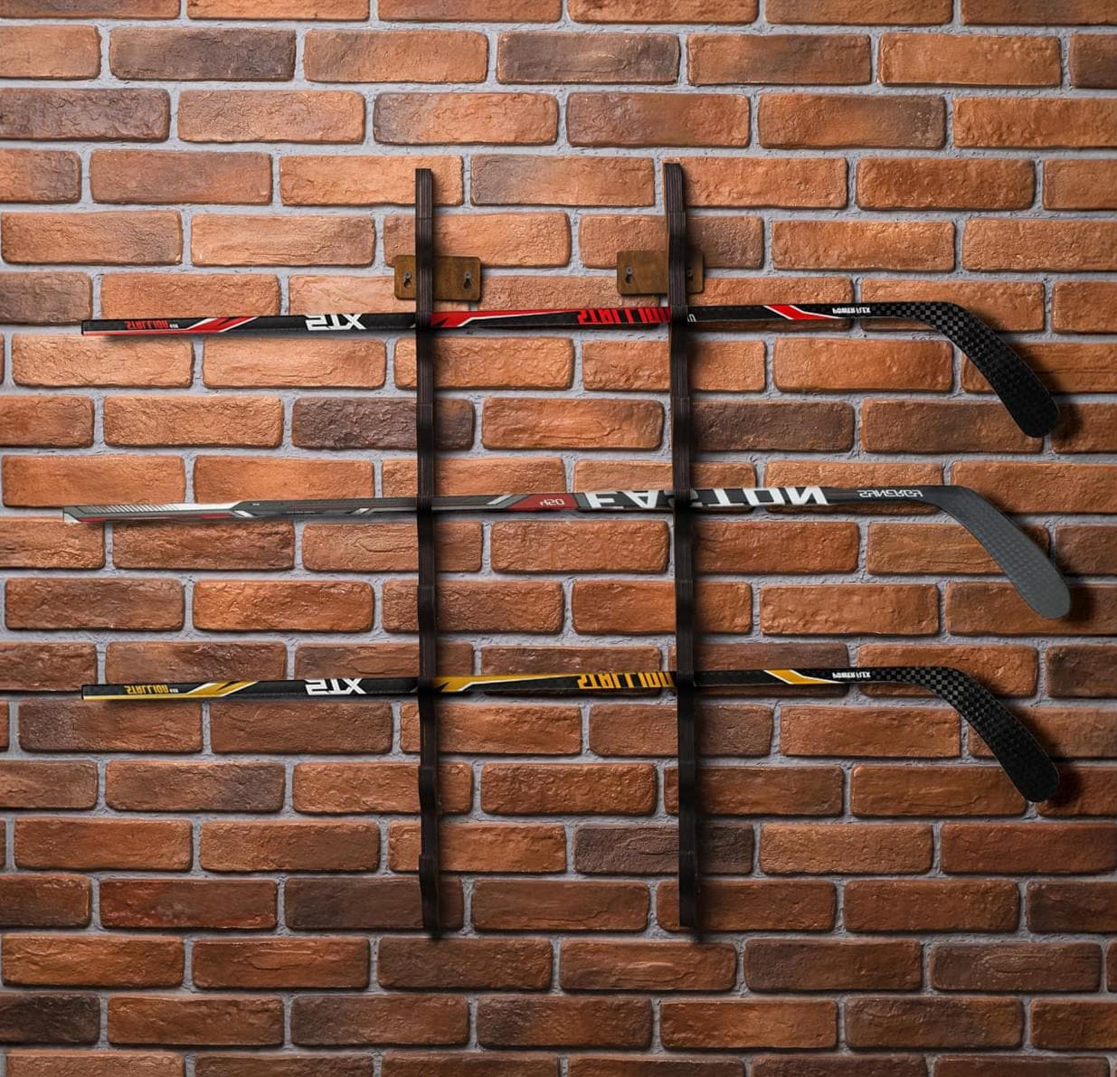 Mini Stick Wall Rack Hockey Stick Wall Holder, Hockey Stick Wall Mount, Hockey Stick ...