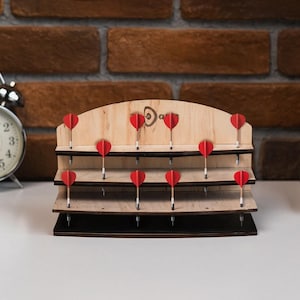 カスタムダーツホルダー、ダーツホルダー、ダーツスタンド、ダーツディスプレイ、ダーツプレイヤーへのギフト、ダーツプレイヤーへのギフト、ダーツ収納、ダーツオーガナイザー