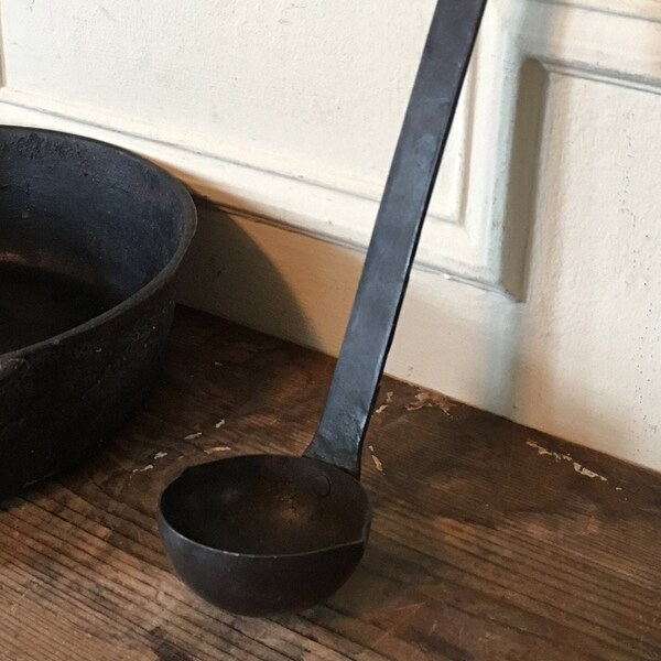 Cast Iron Ladle Etsy