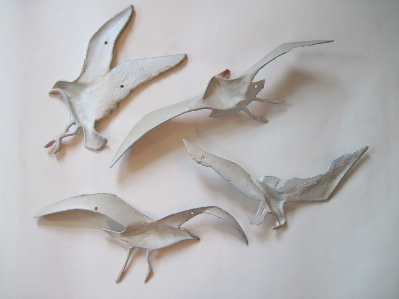 Vintage Metal SEAGULL Wall Art 1960s Nautical Water Bird Etsy