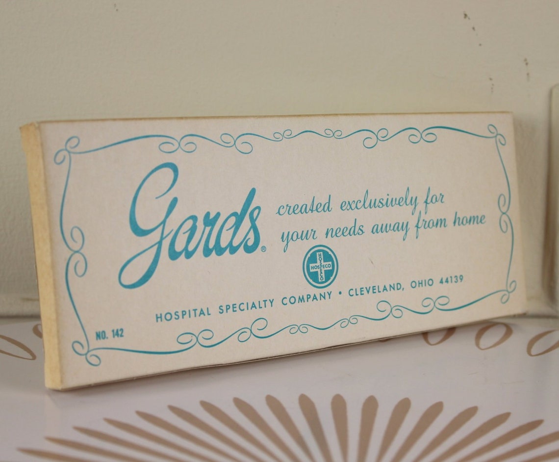 1950s Sanitary Pads GARDS FEMININE NAPKINS vintage maxi Etsy