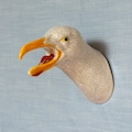 Ceramic Wall Mounted Seagull Head (squawking)