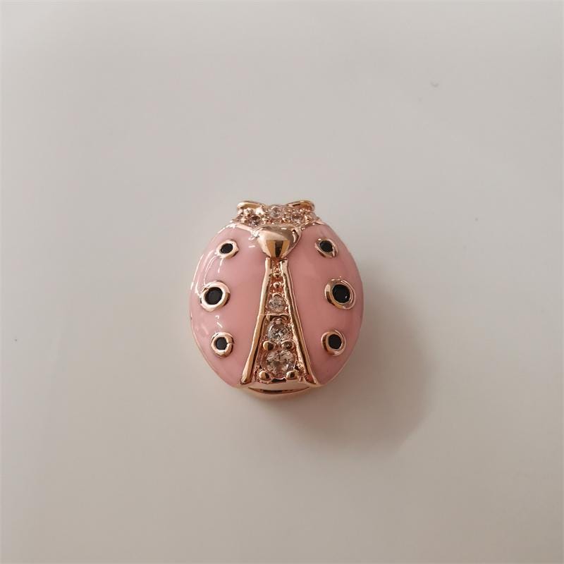 Pandora Reflexions Rose Pink Ladybird Clip