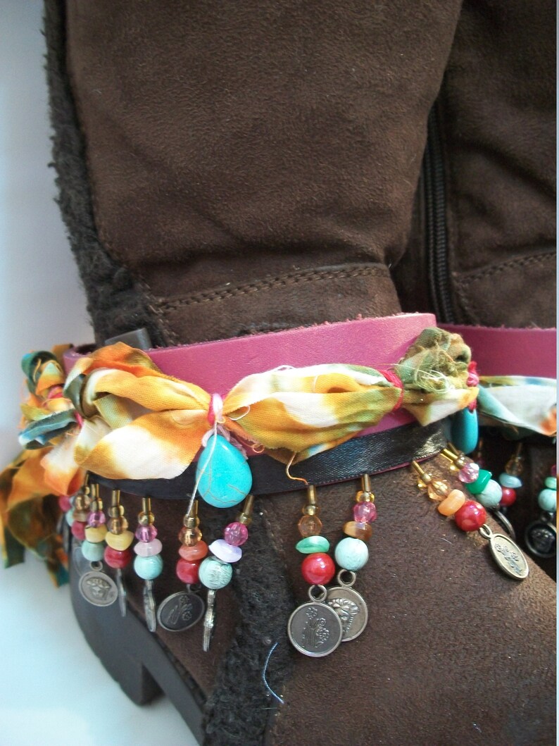 Handmade Boot Accessories Boot Belts Boot Jewlery Dangle Etsy