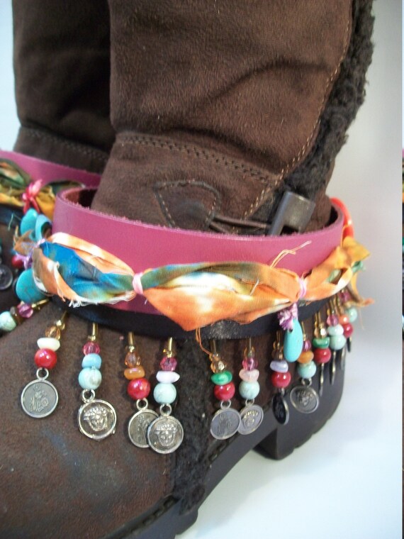 Handmade Boot Accessories Boot Belts Boot Jewlery Dangle Etsy
