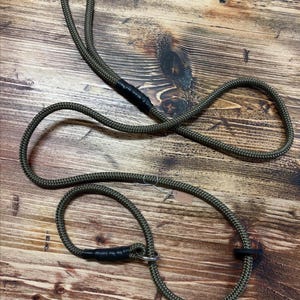 Slip lead | 8mm| Gundog | Figure 8 | Training | Hunting | Custom | Multiple Colours | Premium Paracord | Working Dog