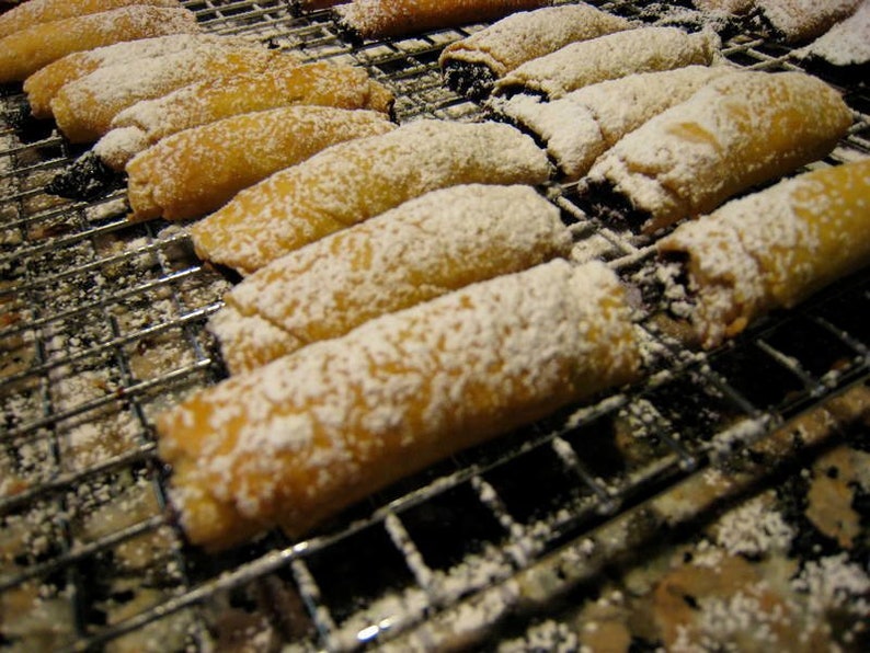 Hungarian Nut Fruit Roll Cookies Kifli Homemade Baked Goods Etsy