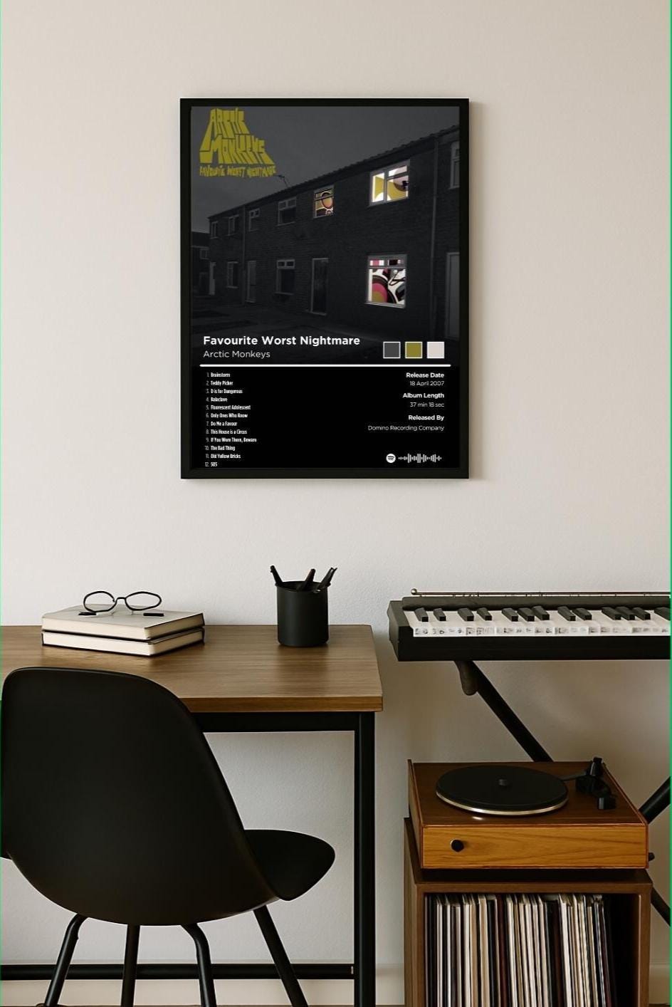Discover Arctic Monkeys Favourite Worst Nightmare Poster, Gift for Music Fans