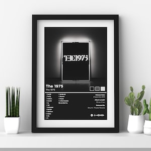 Das 1975 Album Poster - Minimalistischer Musikdruck, digitaler Download, Indie Album Art, Wanddekoration, Geschenkidee für Musikliebhaber