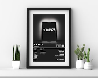 The 1975 Album Poster – Minimalist Indie Music Print (Digital Download)