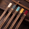 Personalized Wooden Chopsticks – Engraved Utensils, Couple's Gift