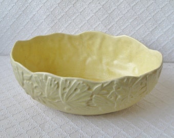 Vintage Yellow Butterfly Nelson McCoy Planter, 1940s, As Is