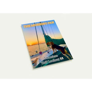 Pacote de cartões postais Stormieee Captain Dog - 10 cartões exclusivos do nascer do sol em Gulfport, Flórida