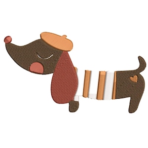 Coco cute dog embroidery design | Digital Embroidery Machine File | Embroidery Machine File - Instant Download 5 Size&#39;s