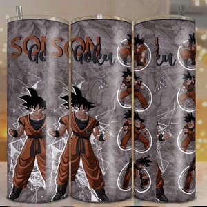 Son Goku-bekerverpakking: anime-sublimatieontwerp (digitale download)