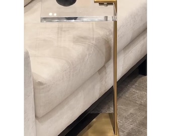 Op maat ontworpen bijzettafel, luxe designer bijzettafel