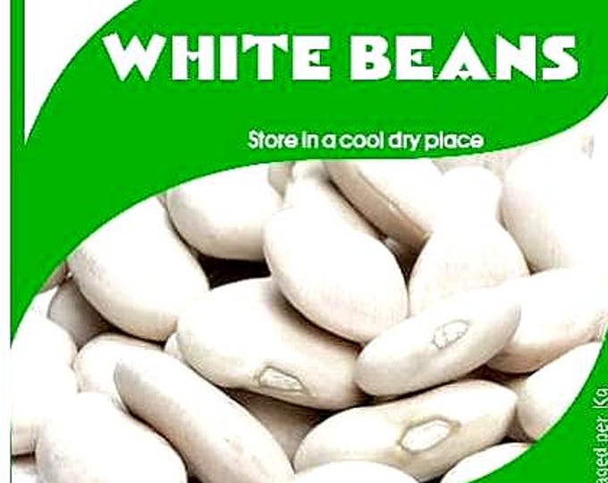 African Sun-Dried Naturally grown organic White Tasty Beans from Zambian-1Kg per packet