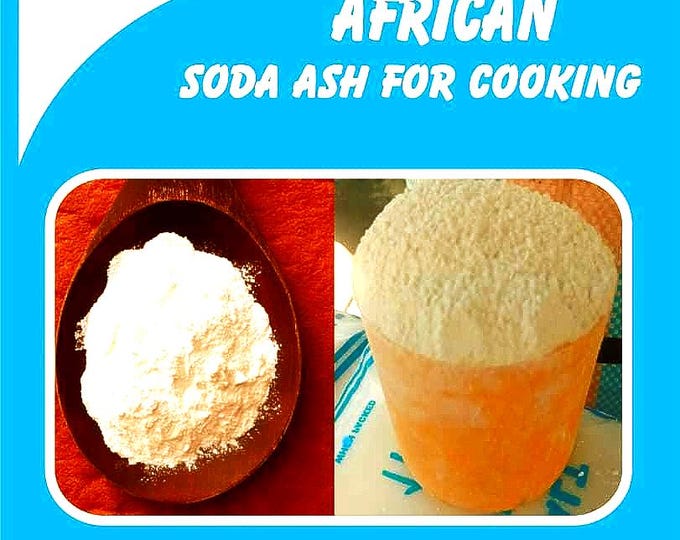 African Natural Soda Ash for cooking from Zambia (Bicarbonate Soda)-250g per Sachet.