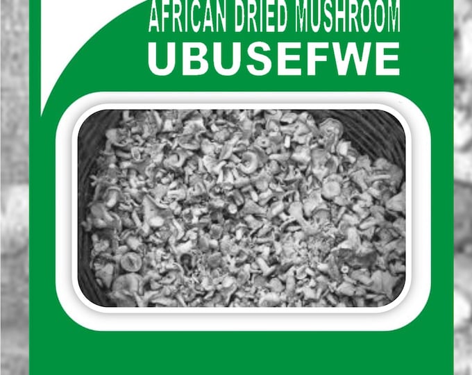 African Sun-Dried Natural Organic Wild Mushroom locally called Ubusefwe from Zambia -  1Kg per Packet