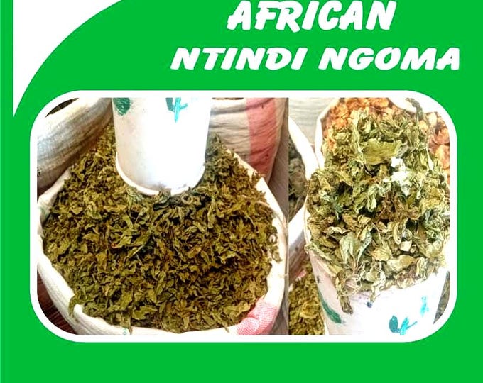 African Sun-Dried Organic Vegetable (Ntindi Ngoma Okra) from Zambian-1Kg per Packet