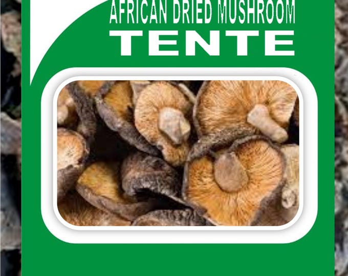 Dried African Natural Organic wild Mushroom (Tente) from Zambia -1Kg per Packet