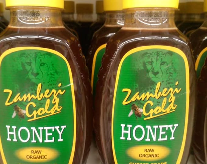African pure honey  Organic honey from Zambia 1kg (500g x 2 bottles)
