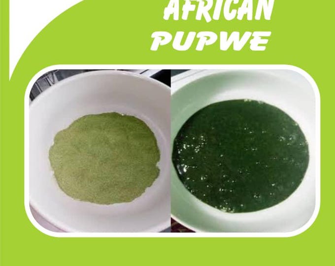 African Dry Vegetable Pupwe (Umulembwe): Organic Zambian Knobwood - 1Kg per Packet