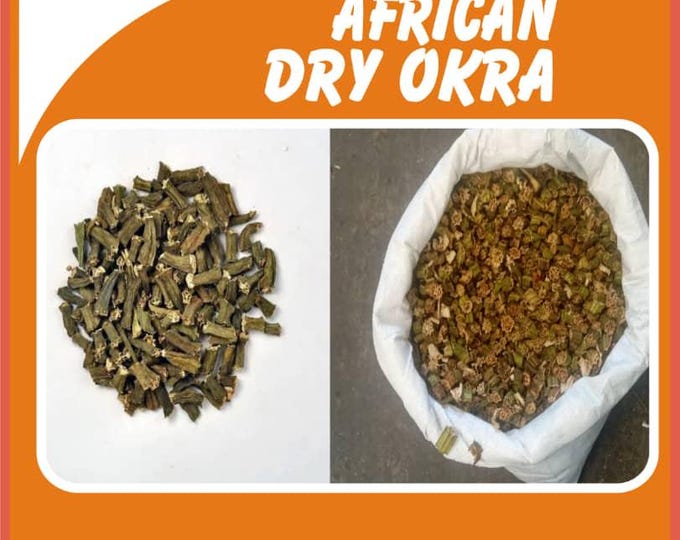 African Sun-Dried Organic Vegetable (Okra)from Zambian- 1Kg per Packet