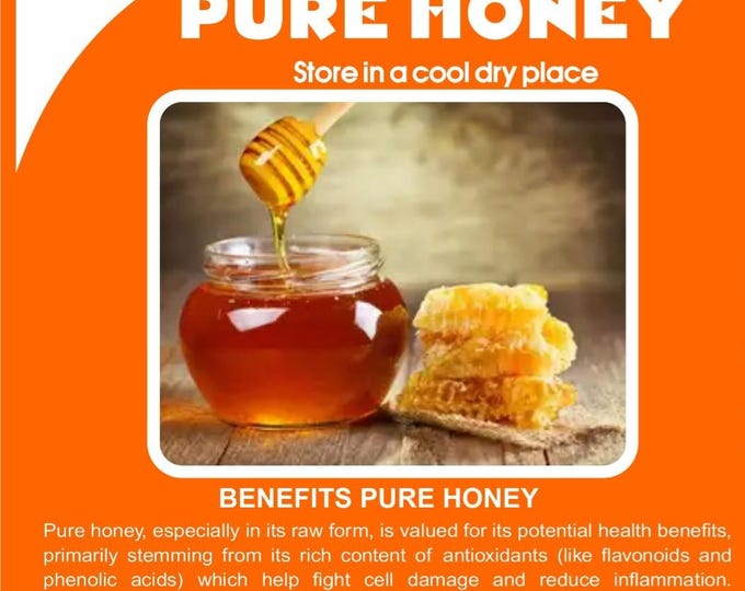 African pure honey no preservatives Organic honey from Zambia 1kg