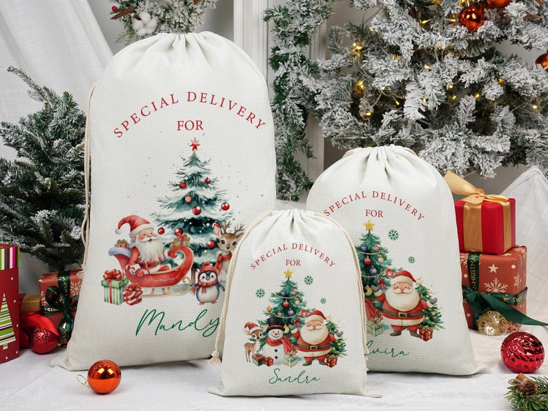 Fascinating Christmas Gift Sacks Gallery