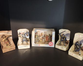 Figuras de acción medievales Schleich vintage