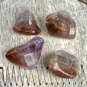 Rare 4 Pc Auralite Red Cap Amethyst Crystal Auralite 23