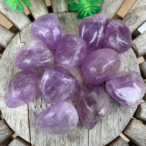 1 Amethyst Tumbled Stone Crystal Crown Chakra Sobriety Stone Amethyst Root Chakra