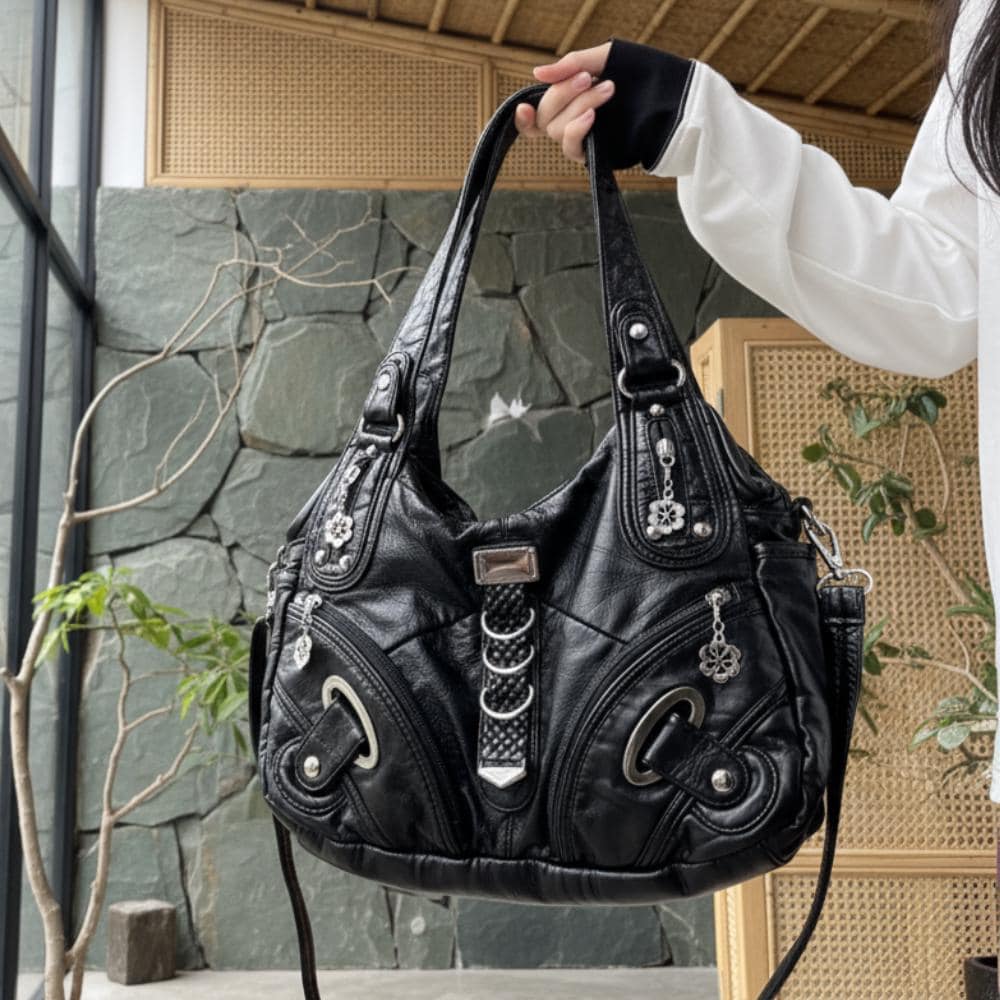 Y2k Leather Bag - Etsy Canada